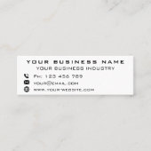 Speciale acties voor bedrijven - modern mini visitekaartje (Voorkant)