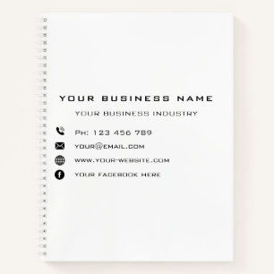 Speciale acties voor bedrijven - modern notitieboek
