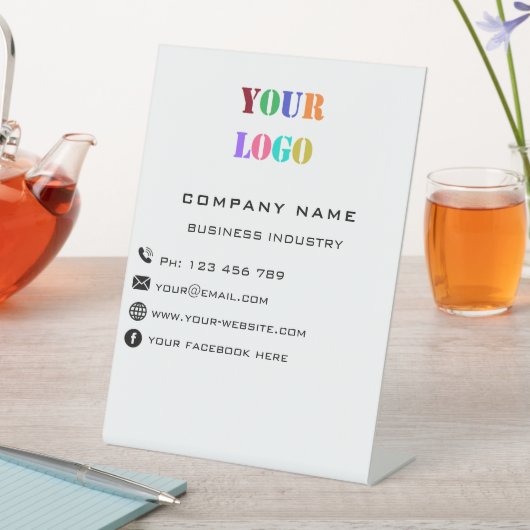 Speciale acties voor Business Company Logo - Reclamebord Met Voetstuk (Insitu)