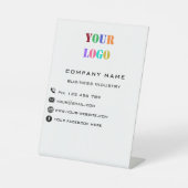 Speciale acties voor Business Company Logo - Reclamebord Met Voetstuk (Voorkant)