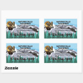 Speciale acties voor Taxidermy-winkels aanpassen Rechthoekige Sticker (Vel)