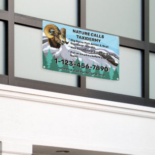 Speciale acties voor Taxidermy-winkels aanpassen Spandoek