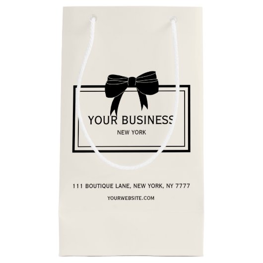 Speciale acties voor zwarte bw - aangepaste bedrij klein cadeauzakje (Voorkant)