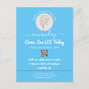 Speciale acties zijn veilige QR-codes voor Logo-ha Aankondigingskaart