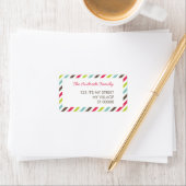 Speciale Adresetiketten voor het stripe Patroon Etiket (Insitu)
