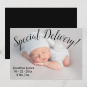 Speciale aflevering Fotoscript Genderneutrale gebo Aankondiging (Voorkant / Achterkant)