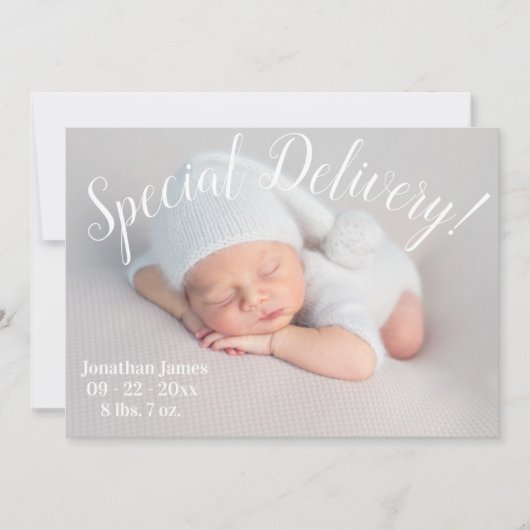 Speciale aflevering Fotoscript Genderneutrale gebo Aankondiging (Voorkant)