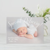 Speciale aflevering Fotoscript Genderneutrale gebo Aankondiging (Staand voorkant)