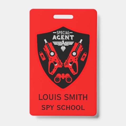 Speciale Agent Kid Badge (Voorzijde)