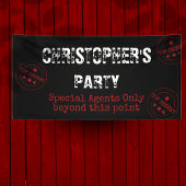 Speciale Agent Top Secret Party Banner