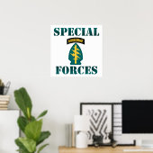 Speciale Amerikaanse strijdkrachten Poster (Thuiskantoor)