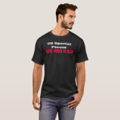 Speciale Amerikaanse strijdkrachten: Reisagenten n T-shirt (Voorkant volledig)