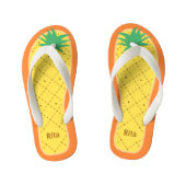 Speciale ananassen Funny Tropical Fruit Kinder Teenslippers (Voetbed)