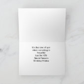 SPECIALE AUTUMN BIRTHDAY WENST VOOR "U" KAART (Binnen)