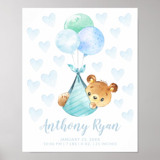 Speciale Baby voor Beer met leveringswinkels Poster (Voorkant)