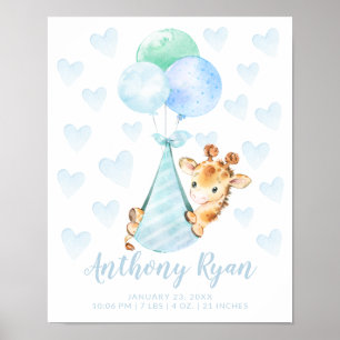 Speciale Baby voor Giraffe in leveringswinkels Poster