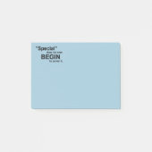 Speciale begint er niet eens mee te Hoesjes Post-it® Notes (Voorkant)