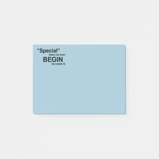 Speciale begint er niet eens mee te Hoesjes Post-it® Notes (Voorkant)