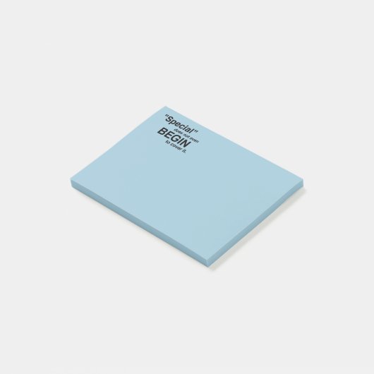 Speciale begint er niet eens mee te Hoesjes Post-it® Notes (Schuin)