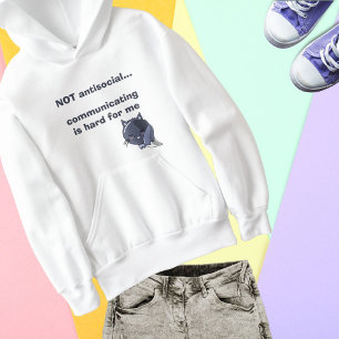 Speciale behoeften blauwe vos kawaii stijl