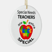 Speciale behoeften Leerkrachten Keramisch Ornament (Rechts)