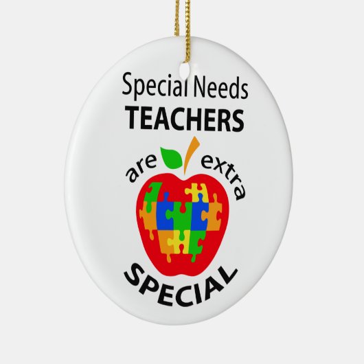 Speciale behoeften Leerkrachten Keramisch Ornament (Rechts)