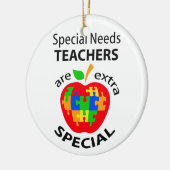 Speciale behoeften Leerkrachten Keramisch Ornament (Links)