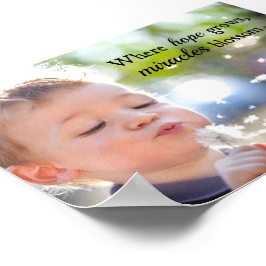 Speciale behoeften Miracles Blossom Poster (Hoek)