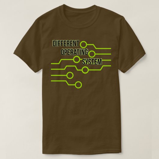 Speciale behoeften Verschillende besturingssysteem T-shirt (Design voorkant)