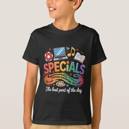 Speciale bemanningsleraar stamteam terug naar de b t-shirt (Voorkant)