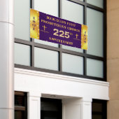Speciale bestelling, 225ste verjaardagsbanner van spandoek (Buitenkant Gebouw)