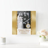 Speciale bestelling 50e Jubileum klok met foto (Huis)