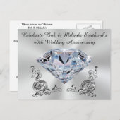 Speciale bestelling 60e verjaardag briefkaarten (Voorkant / Achterkant)