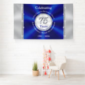 Speciale Bestelling, 75 Jaar Terug, Kerkbanner Spandoek (Insitu)