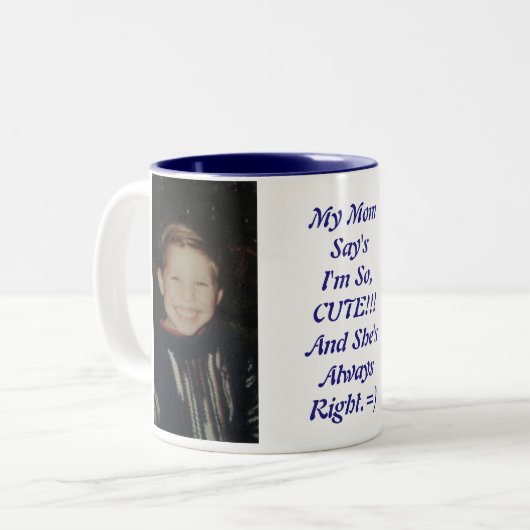 Speciale bestelling - Aangepast 11oz 2Tone-Mok - I Tweekleurige Koffiemok (Voorkant links)