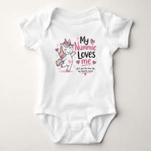 Speciale bestelling aanpasbare eenhoorn baby body romper