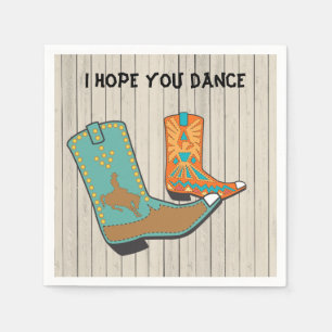 Speciale bestelling Cowboy BBQ en Square Dance Servet