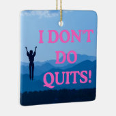Speciale bestelling Ik stop niet, Mountain Ornamen Keramisch Ornament (Rechts)