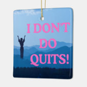 Speciale bestelling Ik stop niet, Mountain Ornamen Keramisch Ornament (Links)