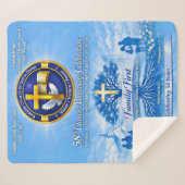 Speciale bestelling kerk jubileum Sherpa deken (Voorkant (horizontaal))