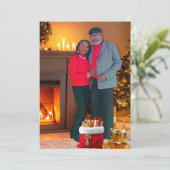 Speciale Bestelling, Kersttrouwdag Uitnodigingen (Staand voorkant)
