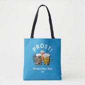 SPECIALE BESTELLING LK Blue Beers OKTOBERFEST Canv Tote Bag (Voorkant)