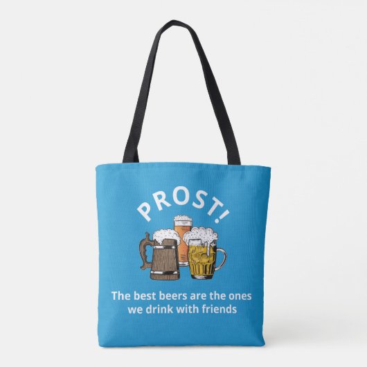 SPECIALE BESTELLING LK Blue Beers OKTOBERFEST Canv Tote Bag (Achterkant)