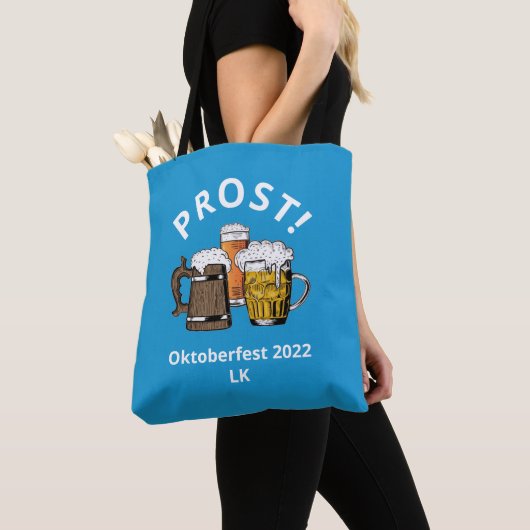 SPECIALE BESTELLING LK Blue Beers OKTOBERFEST Canv Tote Bag (Dichtbij)