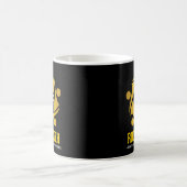 Speciale bestelling RHEB Logo Black, Gold en witte Koffiemok (Center)