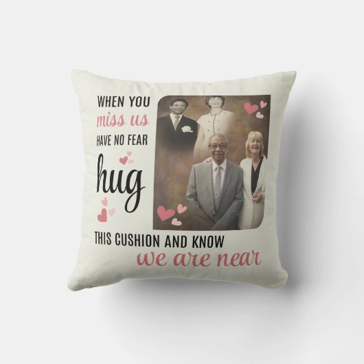 Speciale bestelling: S McGreal PINK Kussen (Achterkant)