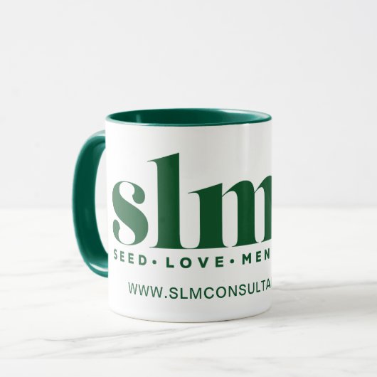 SPECIALE BESTELLING - SLM CONSULTANCY Green Mok (Voorkant links)