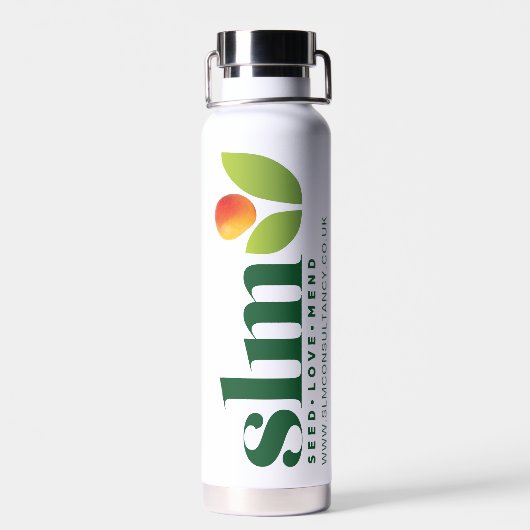 SPECIALE BESTELLING - SLM CONSULTANCY Green Waterfles (Achterkant)