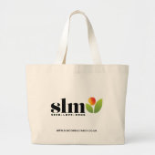 SPECIALE BESTELLING - SLM CONSULTANCY Zwart Grote Tote Bag (Voorkant)