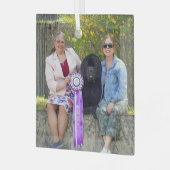 Speciale bestelling voor Carol B Glas Ornament (Voorkant links)